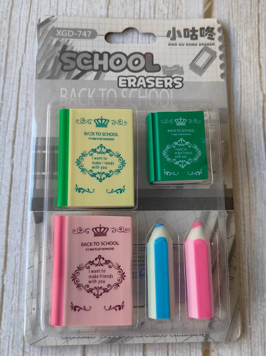 Book and Pencils Erasers : A Fun Twist on Stationery! - Image 2