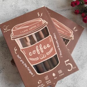 Coffee Inspired Pen Set : Warm & Stylish Writing Essentials