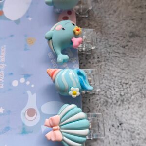 Adorable Metallic Paper Clips : Set of 4