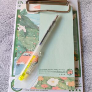 Compact Clipboard Notebook : Portable Writing Companion