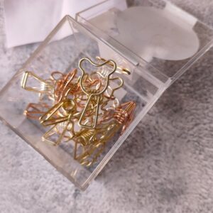 Metallic Paper Clips : 6 PCS of Stylish, Sleek & Super Useful Bling!