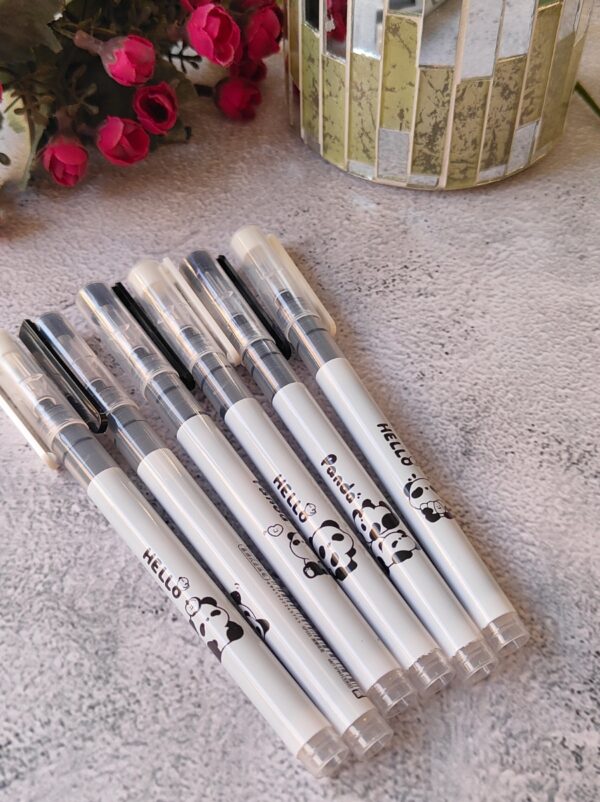 Languo Panda Gel Pen Set : 6 PCS of Writing Fun! - Image 2