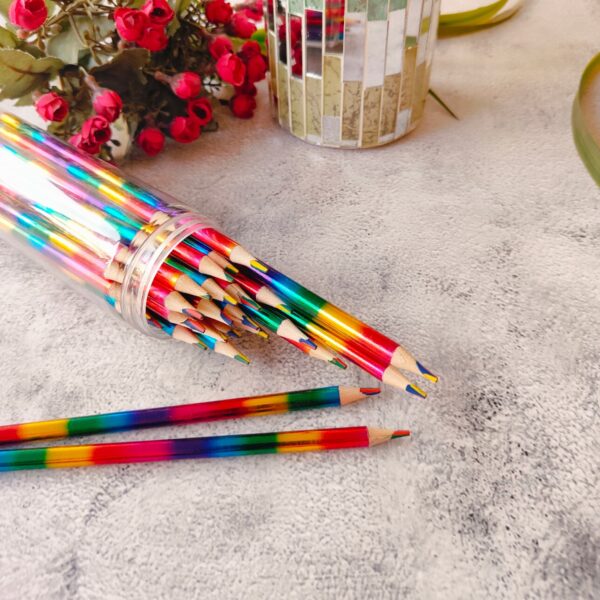 Holographic Color Pencil : Shiny Finish for Bold Creations