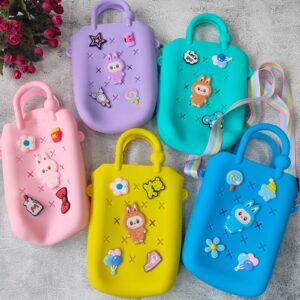 Colorful Kids? Silicon Sling Bag