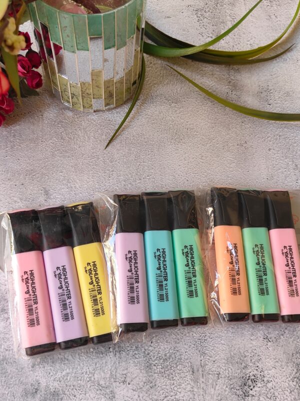 Soft Glow Pastel Highlighter Set