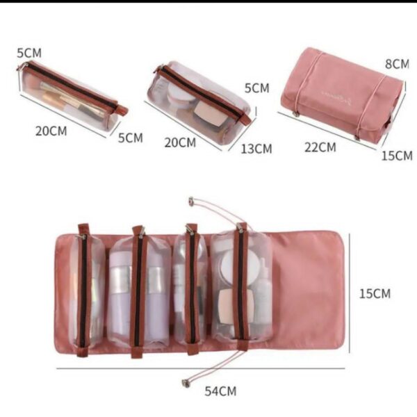 4 in 1 Multi Utility Folding Cosmetic Bag : Your Travel Beauty Organizer! - Image 4