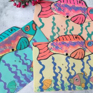 3D Fish-Shaped Document Folder