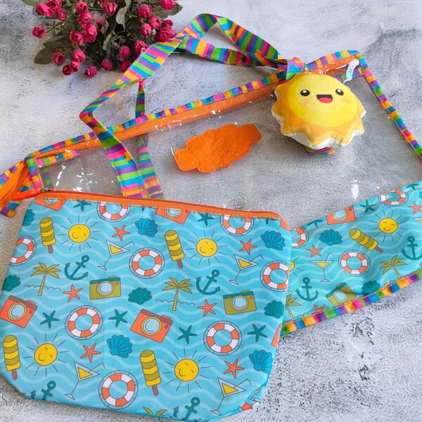 Premium Swimming Tote Bag with Pouch - Image 2