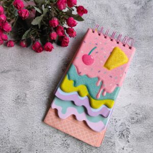 Ice Cream Spiral Notebook