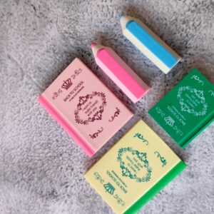Book and Pencils Erasers : A Fun Twist on Stationery!