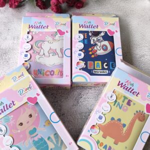 Cartoon Trifold Wallet for Kids : Fun, Slim & Functional!