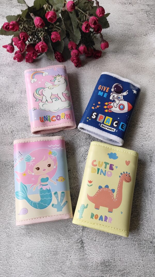 Cartoon Trifold Wallet for Kids : Fun, Slim & Functional! - Image 2