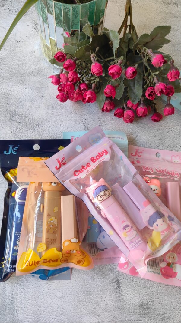 Push Pull Eraser Set :Slide, Erase & Repeat!