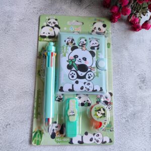 Must Have Stationery Combo Set : Diary+Highlighter+8 Color Changing Pen