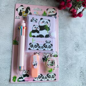 Must Have Stationery Combo Set : Diary+Highlighter+8 Color Changing Pen