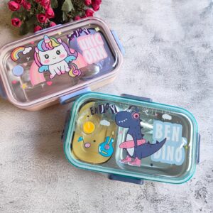 Character Lunch Box with Spoon & Container!