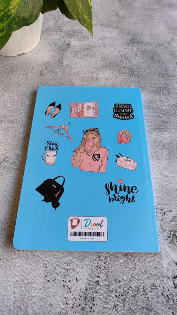 Quirky Quoted Notebook Diary A5 - Image 4