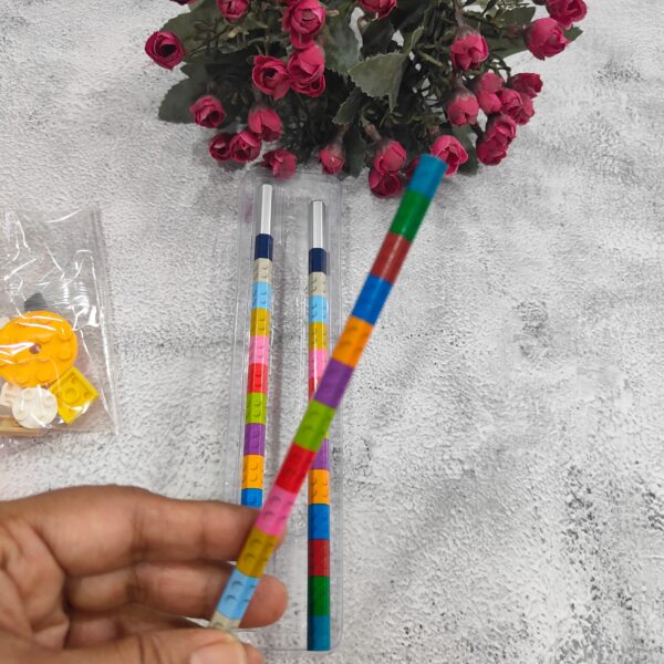 DIY Puzzle Pencil with Lego Topper : Build, Write, Repeat! - Image 4